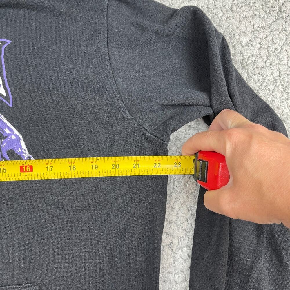 Marvel Men's Venom Long Sleeves Drawstring Adult Hoodie Black Purple Size M - Picture 5 of 8